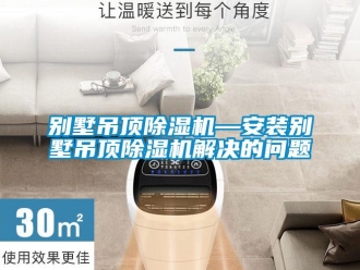 企業新聞別墅吊頂除濕機—安裝別墅吊頂除濕機解決的問題