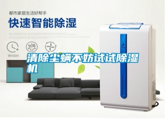 知識百科清除塵螨不妨試試除濕機