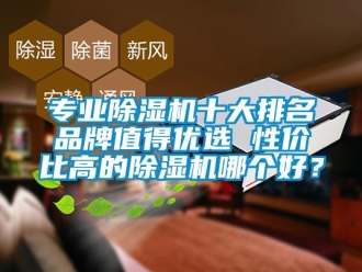企業新聞專業除濕機十大排名品牌值得優選 性價比高的除濕機哪個好？