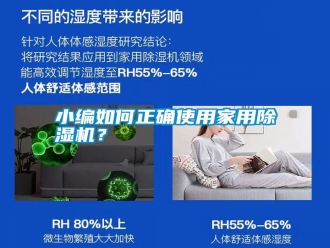 知識百科小編如何正確使用家用除濕機？