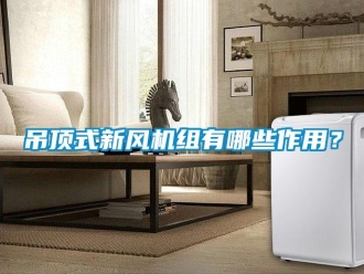 企業新聞吊頂式新風機組有哪些作用？