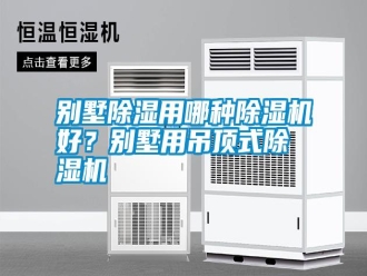 行業新聞別墅除濕用哪種除濕機好？別墅用吊頂式除濕機