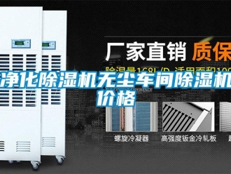 企業新聞凈化除濕機無塵車間除濕機價格