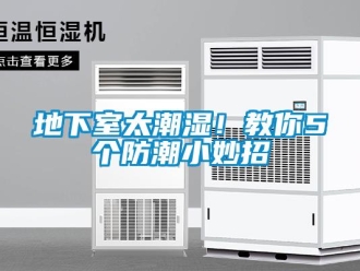 企業新聞地下室太潮濕！教你5個防潮小妙招