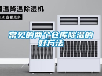企業(yè)新聞常見的兩個(gè)倉庫除濕的好方法