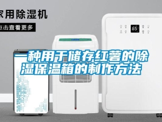 企業新聞一種用于儲存紅薯的除濕保溫箱的制作方法