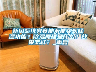 行業新聞新風系統究竟能不能實現除濕功能？除濕原理是什么？效果怎樣？_重復