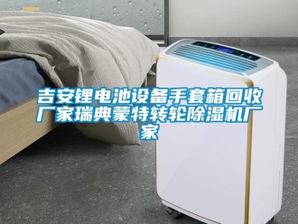企業新聞吉安鋰電池設備手套箱回收廠家瑞典蒙特轉輪除濕機廠家