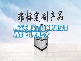 企業(yè)新聞回南天要來了！這時候除濕機(jī)用處到底有多大