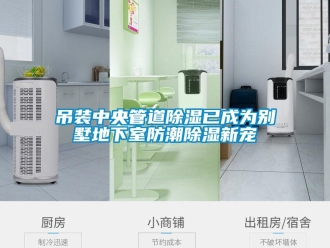 企業新聞吊裝中央管道除濕已成為別墅地下室防潮除濕新寵