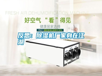 常見問題反思：除濕機(jī)廠家身在江湖